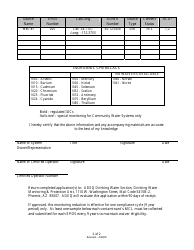 Inorganic Chemical (Ioc) Waiver Application Form - Arizona, Page 2