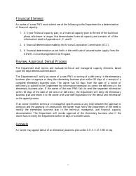 Capacity Development Application for a New Public Water System - Arizona, Page 5