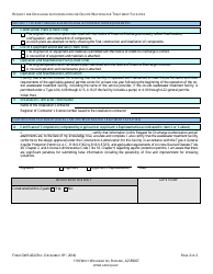 ADEQ Form GWS422 Request for Discharge Authorization for an on-Site Wastewater Treatment Facility - Type 4.02 to 4.23 General Aquifer Protection Permits - Arizona, Page 2