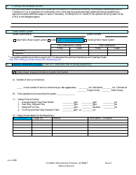 Approval to Construct Drinking Water Facilities Application Form - Arizona, Page 4