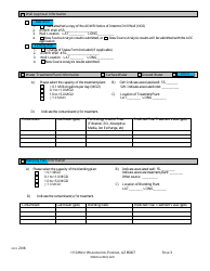 Approval to Construct Drinking Water Facilities Application Form - Arizona, Page 5