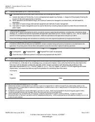 ADEQ Form P&amp;PRU Municipal Solid Waste Landfill Solid Waste Facility Plan Application - Arizona, Page 5