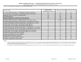 ADEQ Form 222 Water Quality Division - Engineering Review Section - Arizona, Page 10
