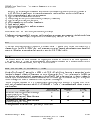ADEQ Form P&amp;PRU Municipal Solid Waste Landfill Solid Waste Facility Plan Approval Amendment Application - Arizona, Page 2
