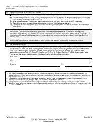 ADEQ Form P&amp;PRU Municipal Solid Waste Landfill Solid Waste Facility Plan Approval Amendment Application - Arizona, Page 6