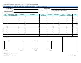 ADEQ Form GWS423 Engineering Review - Uniform Site Investigation Report Form - Arizona, Page 6