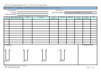 ADEQ Form GWS423 Engineering Review - Uniform Site Investigation Report Form - Arizona, Page 7