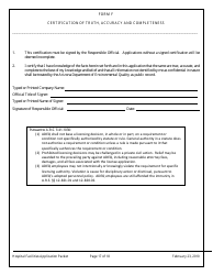 General Permit Application Packet for Hospital Facilities - Arizona, Page 17