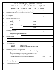 General Permit Application Packet for Hospital Facilities - Arizona, Page 6