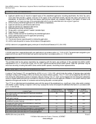 ADEQ Form P&amp;PRU Non-msw Landfill Individual Aquifer Protection Permit Amendment Application - Arizona, Page 2