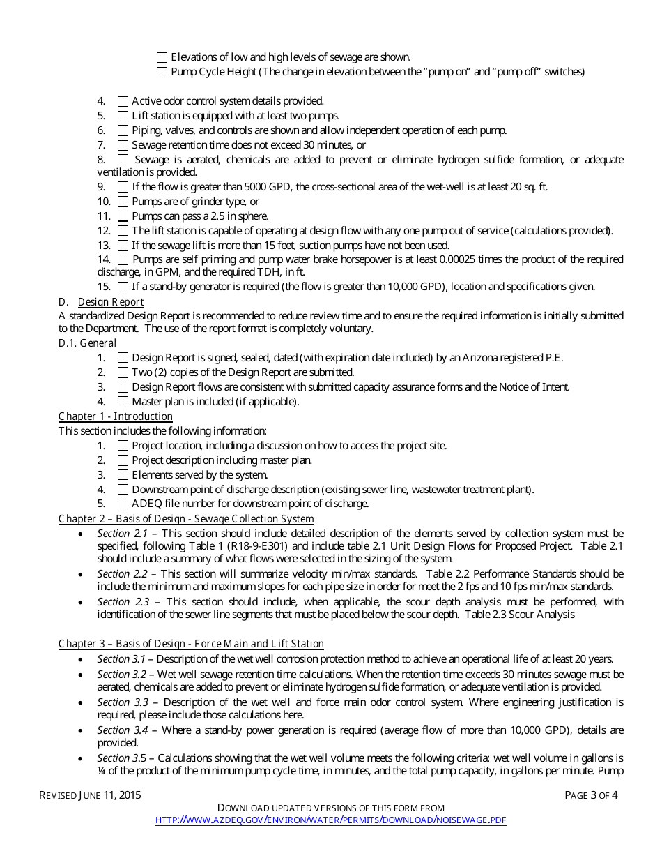 Engineering Review - Notice of Intent to Discharge - Sewage Collection System (4.01 Gp) - Arizona, Page 12