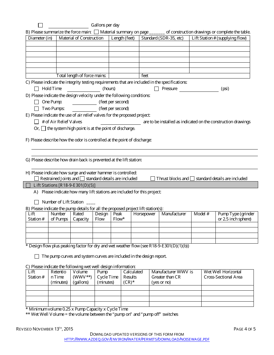 Engineering Review - Notice of Intent to Discharge - Sewage Collection System (4.01 Gp) - Arizona, Page 8