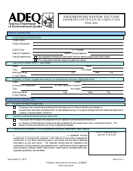 Engineering Review Section - Engineers Certificate of Completion - Pool/Spa - Arizona, Page 2