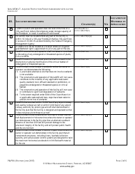 ADEQ Form P&amp;PRU Non-msw Landfill Individual Aquifer Protection Permit Amendment Application Checklist - Arizona, Page 3