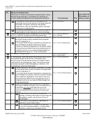 ADEQ Form P&amp;PRU Non-msw Landfill Individual Aquifer Protection Permit Amendment Application Checklist - Arizona, Page 5