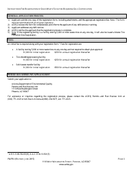 ADEQ Form P&amp;PRU Registration Form for Solid Waste Facilities Requiring Self-certification - Arizona, Page 2