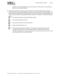 Ust Corrective Action - Initial Site Characterization (90 Day) Report Checklist - Arizona, Page 4
