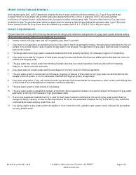 Notice of Intent (Noi) for a Type 3 Reclaimed Water General Permit, Gray Water - Arizona, Page 2
