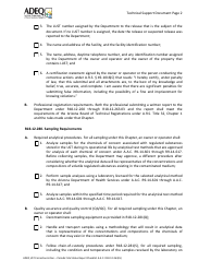 Ust Corrective Action - Periodic Site Status Report Checklist - Arizona, Page 2