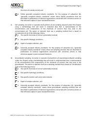 Ust Corrective Action - Periodic Site Status Report Checklist - Arizona, Page 3
