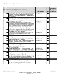 ADEQ Form P&amp;PRU Municipal Solid Waste Landfill Solid Waste Facility Plan Approval Amendment Application Checklist - Arizona, Page 13