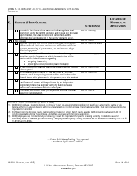 ADEQ Form P&amp;PRU Municipal Solid Waste Landfill Solid Waste Facility Plan Approval Amendment Application Checklist - Arizona, Page 15