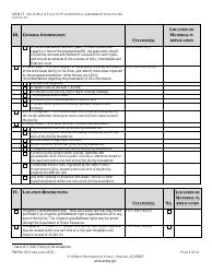 ADEQ Form P&amp;PRU Municipal Solid Waste Landfill Solid Waste Facility Plan Approval Amendment Application Checklist - Arizona, Page 3