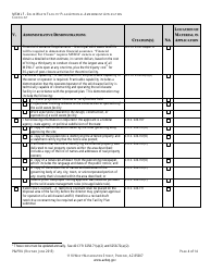 ADEQ Form P&amp;PRU Municipal Solid Waste Landfill Solid Waste Facility Plan Approval Amendment Application Checklist - Arizona, Page 5