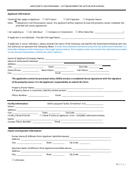 Application Form for Ust Noncorrective Action for Baseline Assessment - State Lead Program - Arizona, Page 2