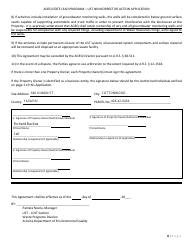 Application Form for Ust Noncorrective Action for Baseline Assessment - State Lead Program - Arizona, Page 8