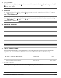 Ust Permanent Closure Assessment Report Form - Arizona, Page 3