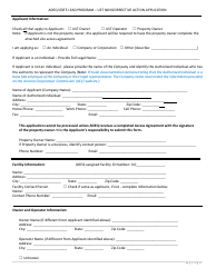 Application Form for Ust Noncorrective Action for Confirmation of Suspected Release - State Lead Program - Arizona, Page 2