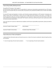 Application Form for Ust Noncorrective Action for Confirmation of Suspected Release - State Lead Program - Arizona, Page 3