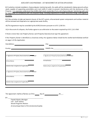 Application Form for State Lead Program - Noncorrective Action for Ust Permanent Closure - Arizona, Page 8