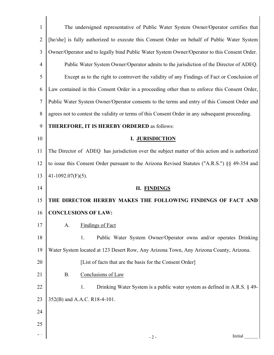 Arizona Point of Use Compliance Program Guidance - Arizona, Page 20