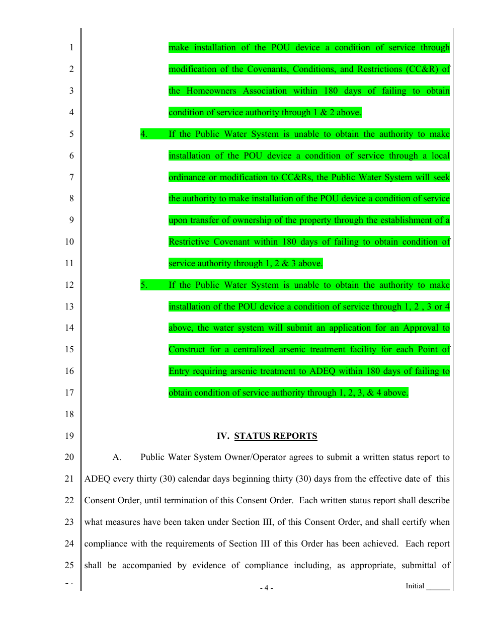 Arizona Point of Use Compliance Program Guidance - Arizona, Page 22