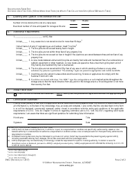Registration Form for Outdoor Used Tire Storage Site/Waste Tire Collection Site - Arizona, Page 4