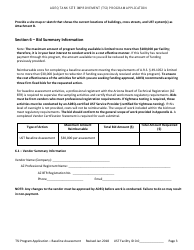 Application for Ust Baseline Assessment - Tank Site Improvement (Tsi) Program - Arizona, Page 4