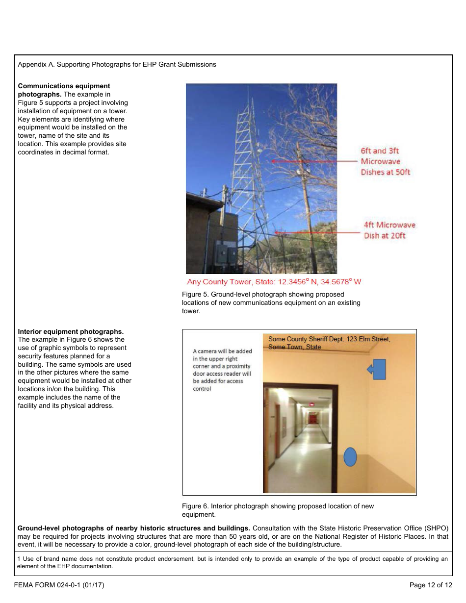 FEMA Form 024-0-1 Environmental and Historic Preservation Screening Form, Page 12
