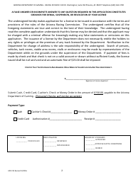 Form ADR219 Application for Stable Name - Arizona, Page 2