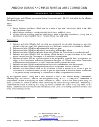 Form ADR814 Standards of Conduct - Arizona, Page 2