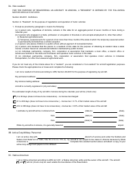 Form 05-0502 Aircraft Exemption Affidavit - Arizona, Page 2