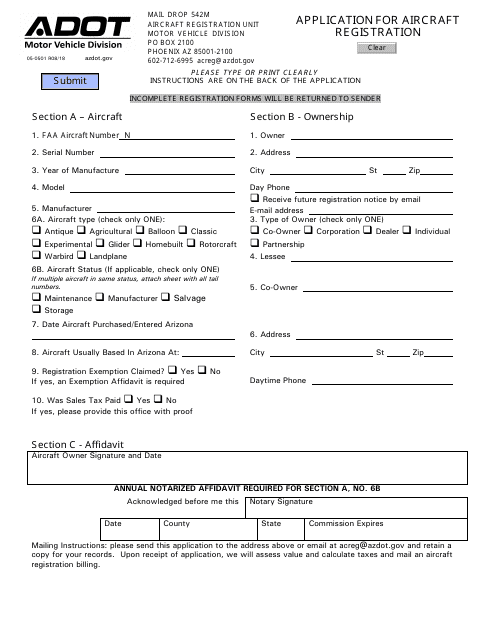 Form 05-0501  Printable Pdf