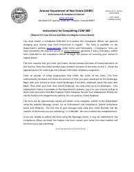 Form COM-400 Compliance - Case Closure (Request for Case Closure) - Arizona