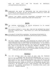 Disclosure Report (Public Report) Statements - Arizona, Page 5