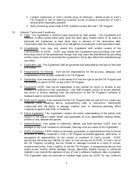 User Agreement Granting Department of Real Estate Access to User&#039;s Electronic Management System - Arizona, Page 2