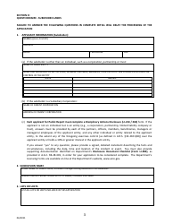 Sonora, Mexico Application for Arizona Subdivision Public Report Form - Arizona, Page 3
