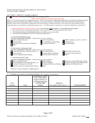 Form ED-107-IDW Instructor Training Course Approval Application - Arizona, Page 4
