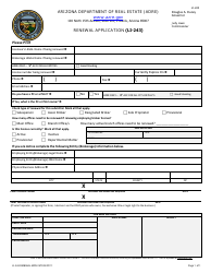 Form LI-243 Renewal Application - Arizona