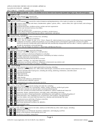 Form ED-102-CE/DL/PE Application for Certificate of Course Approval - Continuing Education/Distance Learning/Prelicense Education - Arizona, Page 6
